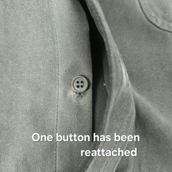 Knightsbridge Faux Suede Button-Down Shirt - Picture 5 of 9